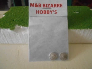 HO Scale Accessories Soda Button 2 Per Pack #239 - Picture 1 of 5