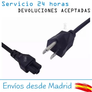 Cable compatible US USA 3 HILOS CARGADOR PARA PORTATIL SONY TIPO TREBOL O MIC... - Imagen 1 de 5