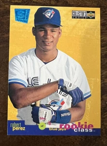 1995 Upper Deck Collector's Choice SE #14 Robert Perez Blue Jays Rookie RC - Picture 1 of 2