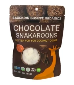 Keto snacks: low carb Chocolate Snakaroons macaroons 3 oz 2 packs (9 net carbs) - Picture 1 of 2