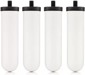 British Berkefeld Super Sterasyl Ceramic Filters- Fits All Berkey Systems - 4Pk - Picture 1 of 8