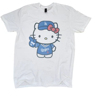Hello kitty Baseball team Los Angeles Men's T-shirt white - Picture 1 of 1