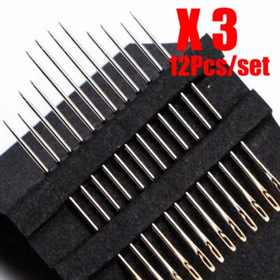 24 / 36 x Wundernadeln Selbsteinfädelnde Nähnadeln Zaubernadeln Nadel - Bild 1 von 4