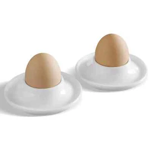 Cinf Ceramic Egg Holder Gift Set of 2 Porcelain Holder Breakfast Boiled Cooki... - Picture 1 of 1
