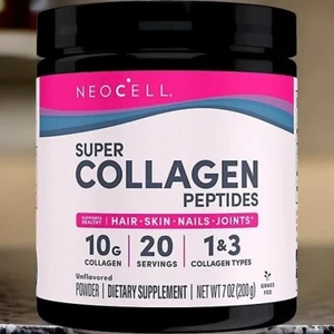 Neocell - Super Collagen Powder, Type 1 & 3, Collagen Peptides, 7oz (200 g) - Picture 1 of 4