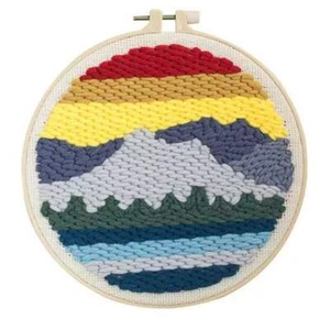 Hand Embroidery Kit 20cm - Beginners DIY Craft Project - Modern Needlework - Picture 1 of 1