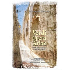 Music Minus One Verdi Bass-Baritone Arias w/Orchestra Softcover w/CD by Verdi - Picture 1 of 1