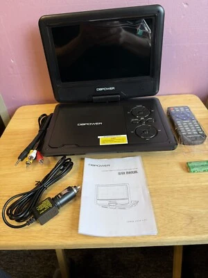 DBPOWER 9" Portable DVD Player w/Swivel Screen Multimedia Player w/ Remote NEW! - Image 1 of 4