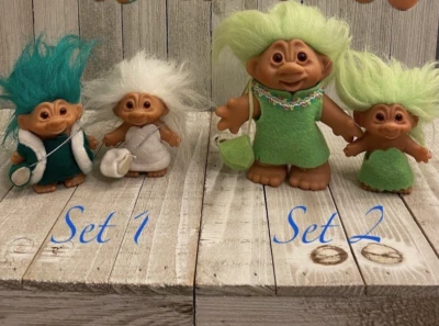 Shopping Troll Dolls in Sets of 2 | DAM Trolls: Mother & Daughter, Sisters - Image 1 of 4