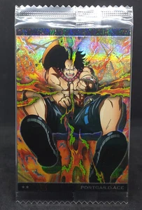 Portgas.D.Ace No.10-15 R One Piece Wafer Card Grand Log Bandai Japan Holo Sealed - Picture 1 of 3