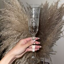 RARE Anthropologie Glass "Horta" Champagne Flute 9.5" Tall