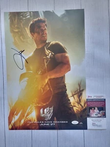 FOTO DE PELÍCULA FIRMADA 12x18 Mark Wahlberg Transformers estrella jsa - Imagen 1 de 3