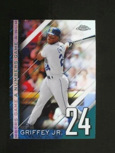 2020 Topps Chrome Update Series Ken Griffey Jr A NUMBERS GAME Insert NGC-10 - Picture 1 of 1