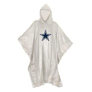 Neu Football Team Dallas Cowboys durchsichtiger Poncho 44" x 49" lizenziert leicht - Bild 1 von 1