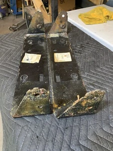 1990 Ford Econoline Van Front Seat Belt Brackets Floor  - Picture 1 of 3