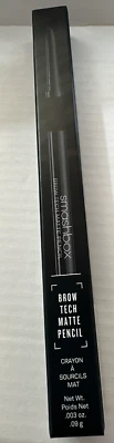 Smashbox Dark Brown Brow Tech Matte Pencil Sourcils Mat .003oz .09g L18 - Image 1 of 3