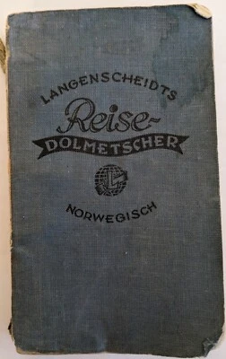 Langenscheidt's Reisedolmetscher Norwegisch, Wolfgang O. Frohberg, 1934 - Image 1 of 4