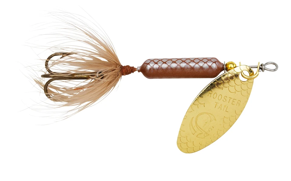 Rooster Tails 206-BR Brown 1/16 oz FW Spinnerbait Fishing Lure