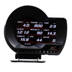 Smart OBD2 HUD Gauge Digital Car Speedometer Display KMH RPM Water Temp Alarm - Picture 1 of 21