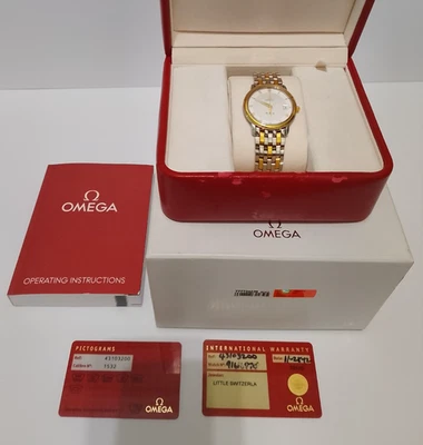 18k Omega De Ville Prestige 34mm Original Box/Papers Single owner - NM Condition - Image 1 of 4
