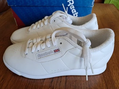 Brand New Reebok Princess White Sneakers CLASSIC Design Retro Size 6 Wide D - Image 1 of 4