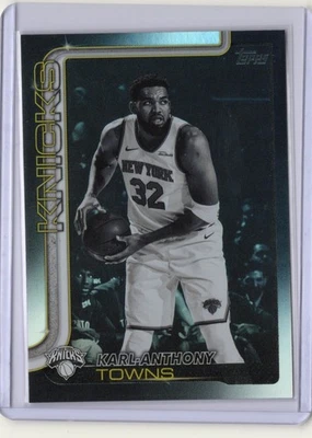 Topps 2025 Target Exclusive - Karl Anthony Towns Blackout #19 - Image 1 of 2