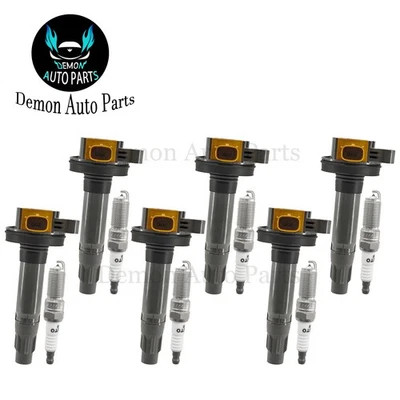 Bobina de encendido y bujía 6 piezas para Ford Explorer 2013-2019 3,5 L V6 uf646 Foto 1 de 4