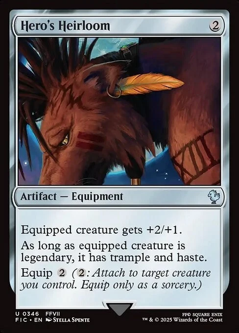Magic - Hero`s Heirloom - Uc/Artefakt - Commander: MTG - FINAL FANTASY - EN/NM - Bild 1 von 1