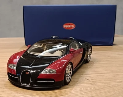 AUTOart - BUGATTI EB 16.4 VEYRON - 1:18 - Black/Red - Limited. Nr.4387 - DEFECT - Immagine 1 di 4