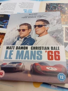 Le Mans '66 Blu-ray with Slipcase Slipcover  (2020) Matt Damon, Christian Bale - Foto 1 di 1