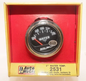 AUTO METER 2" WATER TEMPERATURE 100-280 #2531 NEW OLD STOCK - Picture 1 of 2