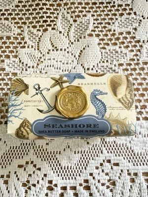 Michel Design Large 8.7 oz Artisanal Bar Bath Soap Shea Butter Seashore Ocean - Image 1 of 4