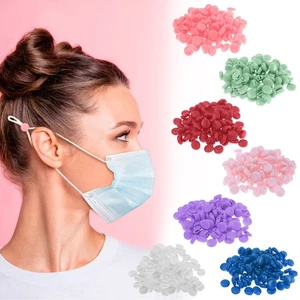 Tapones de palanca de bloqueo de cable de silicona redondos para máscaras faciales y cordones hágalo usted mismo 10-100 un. - Imagen 1 de 44