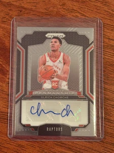 Ulrich Chomche Autograph 2024-25 Prizm Rookie Rc Auto Penmanship Raptors - Picture 1 of 2