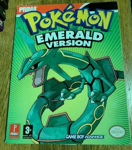 Pokemon Emerald Version - Official Game Guide Book For Game Boy Advance Prima Gc - Picture 1 of 3
