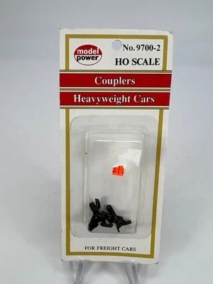 Model Power HO Scale #9700-2 Heavyweight Car Couplers 4/pk - Image 1 of 3