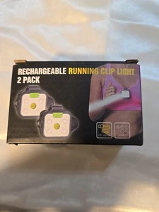 Running Light 2pack Reflective Safetylight For Runners Rechargeable Led Light Cl - Picture 1 of 9