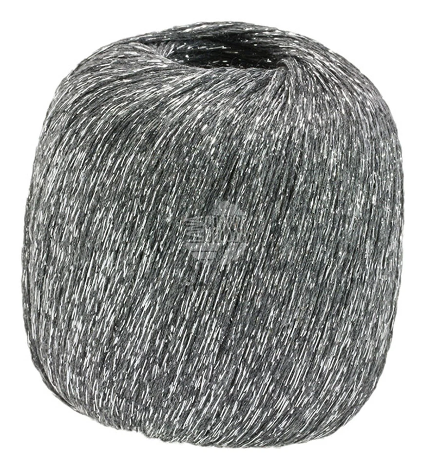 Wolle Kreativ! Lana Grossa - Brillino - Fb. 6 grau/silber 25 g - Bild 1 von 1