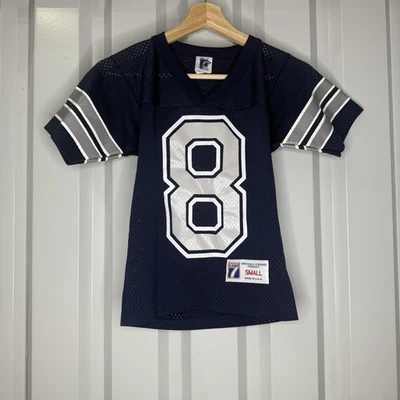 Camiseta De Colección Dallas Cowboys Juvenil Pequeña NFL Fútbol Troy Aikman Logo 7 Años 90 Foto 1 de 4