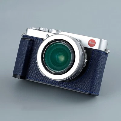 Real Leather Camera Bag Case Grip Cover Belt Strap For Leica D-LUX7 DLUX Typ109 - Image 1 of 4