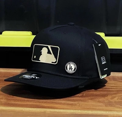 MLB LA Dodgers SnapBack Sombrero Color Negro Foto 1 de 4