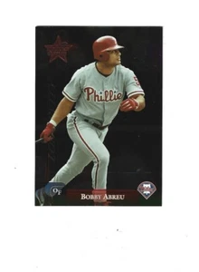 2002 Leaf Rookies and Stars Longevity #210 Bobby Abreu Phillies /1000 - Picture 1 of 2