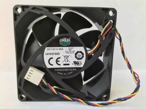 NEW 8025 FA08025M12LPA 12V 0.45A 4-wire PWM silent CPU fan - Picture 1 of 3