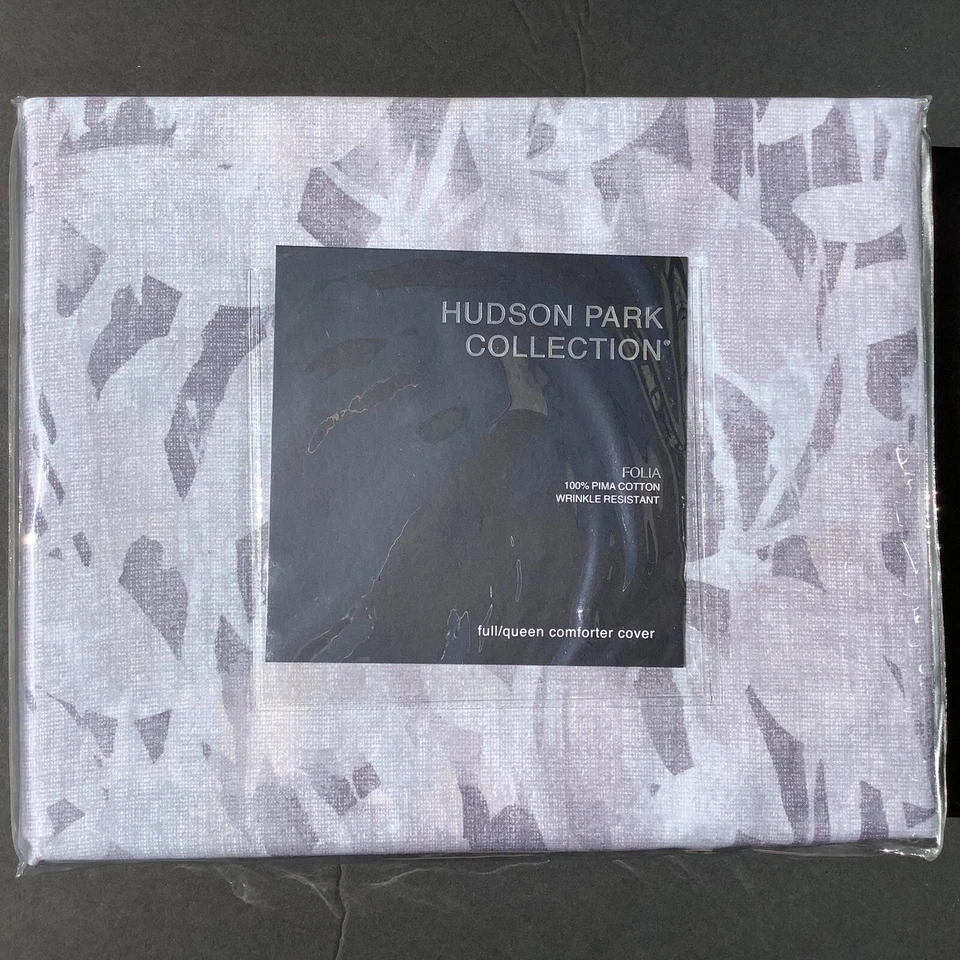 Hudson Park Full/queen Duvet Cover Folia Lilac D01089