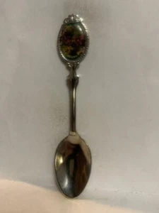 Purple Violet New Brunswick Flower Souvenir Spoon - Foto 1 di 3