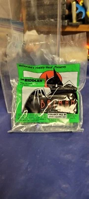 McDonalds Happy Meal Toys Batman La Serie Animada "El Acertijo" 1993 Nuevo en Paquete Foto 1 de 2