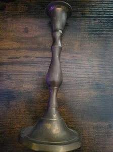 Solid Brass Single Candlestick 7” - Picture 1 of 4
