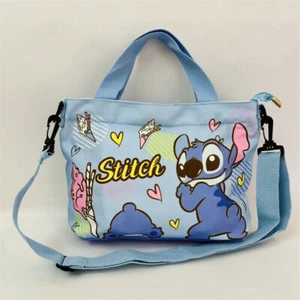 Satchel Travel Outdoor Bag Lilo Cartoon Stitch Shoulder Bag Handbag Tote - Picture 1 of 12