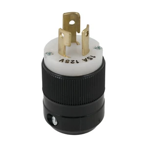 Marinco 4720 15A 125V 2P 3W (L5-15P) Locking Plug - Picture 1 of 3