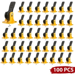 Fliesen Nivelliersystem,100xFliesen Verlegehilfe Nivellier Mehrweg Fliesenkreuze - Bild 1 von 24